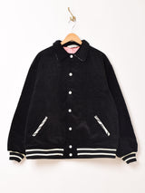 【3色展開】Backers ゼブラ コーデュロイ 襟付き スタジアムジャケット