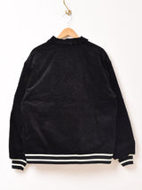 【3色展開】Backers ゼブラ コーデュロイ 襟付き スタジアムジャケット