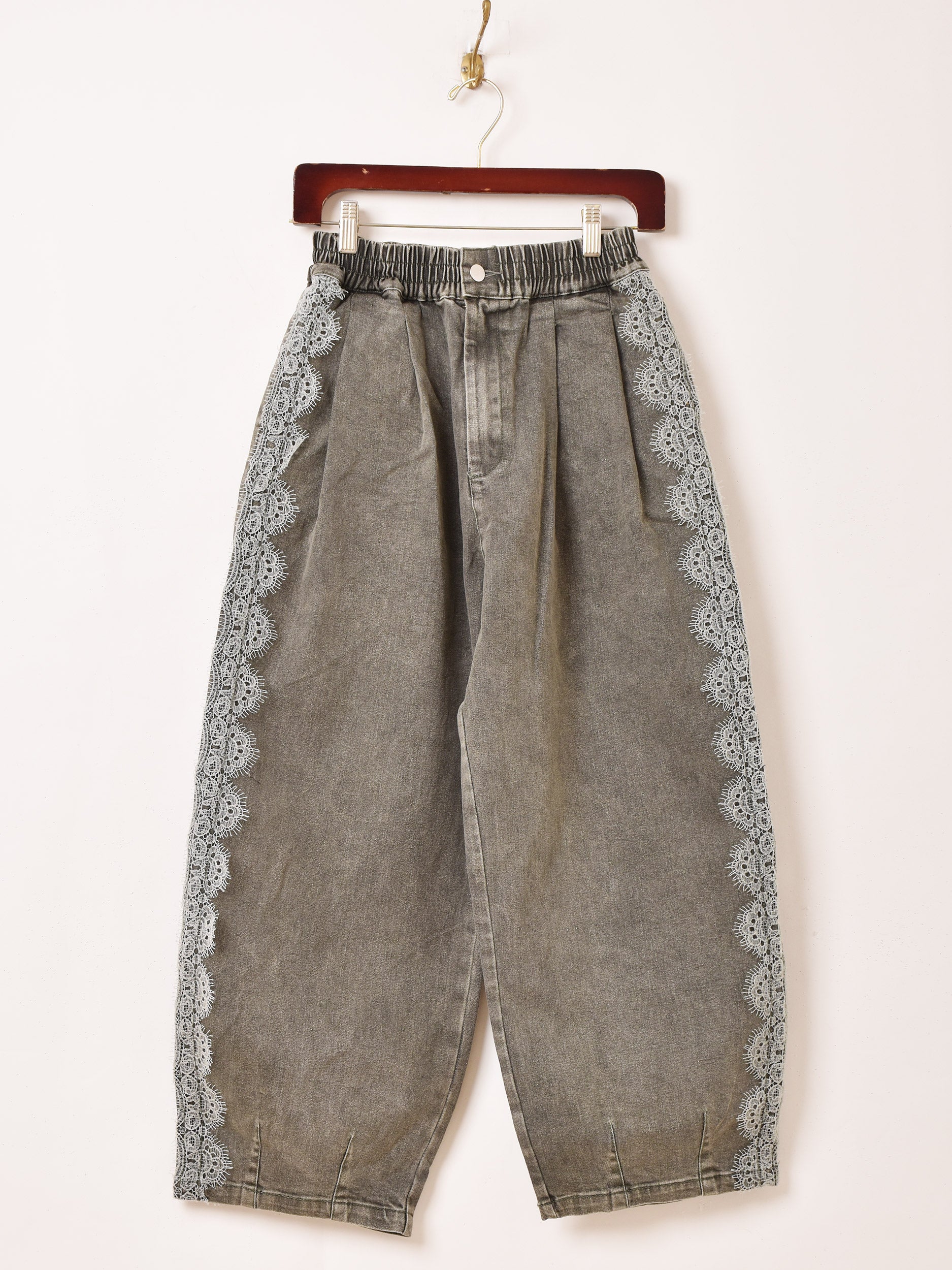 2色展開】Meridian サイドレース デニムパンツ – 古着屋Top of the