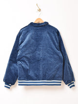 【3色展開】Backers ゼブラ コーデュロイ 襟付き スタジアムジャケット