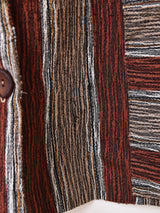 ストライプ 半袖 シャツジャケット