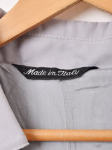 イタリア製 ピーチスキン ステンカラーコート