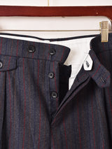 ストライプ スラックス