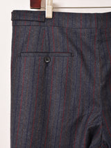 ストライプ スラックス