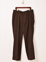 ストライプ スラックス