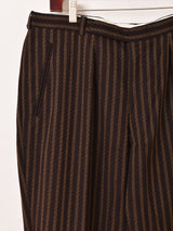 ストライプ スラックス