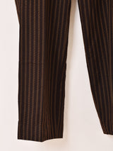 ストライプ スラックス