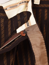 ストライプ スラックス