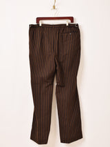 ストライプ スラックス