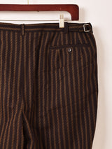 ストライプ スラックス