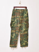 70's U.S. ARMY ノンリップ×リップストップ ジャングルファティーグパンツ