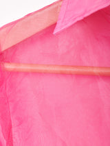 長袖 シアーシャツ