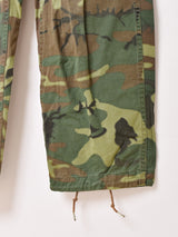 70's U.S. ARMY ノンリップ×リップストップ ジャングルファティーグパンツ