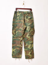 70's U.S. ARMY ノンリップ×リップストップ ジャングルファティーグパンツ