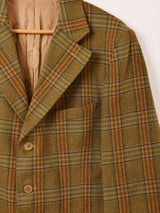 スコットランド製 チェック柄 テーラードジャケット