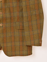 スコットランド製 チェック柄 テーラードジャケット