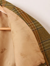 スコットランド製 チェック柄 テーラードジャケット