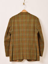 スコットランド製 チェック柄 テーラードジャケット