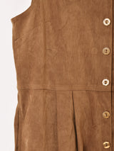 ピーチスキン ノースリーブワンピース