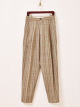 チェック柄 スラックス