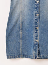 "MARITHE FRANCOIS GIRBAUD" デニム ノースリーブワンピース