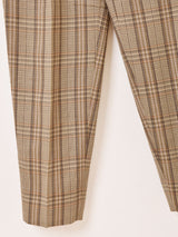 チェック柄 スラックス