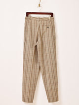 チェック柄 スラックス