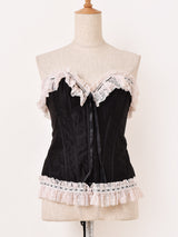 レースアップ コルセット