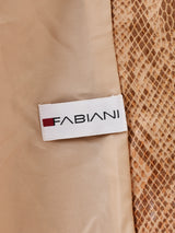 ヴィンテージブローチ付き パイソン柄 テーラードジャケット