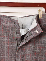 チェック柄 ポリパンツ