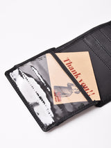 【3色展開】ゴートレザー マルチポケット 二つ折り財布