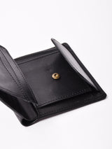 【3色展開】ゴートレザー マルチポケット 二つ折り財布