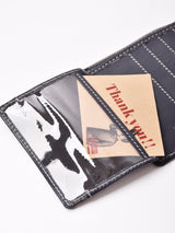 【3色展開】ゴートレザー マルチポケット 二つ折り財布