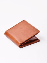【3色展開】ゴートレザー マルチポケット 二つ折り財布