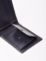 【3色展開】ゴートレザー 二つ折り財布