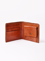 【3色展開】ゴートレザー 二つ折り財布