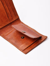 【3色展開】ゴートレザー 二つ折り財布