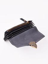 【3色展開】ゴートレザー フラップ 財布