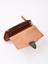 【3色展開】ゴートレザー フラップ 財布