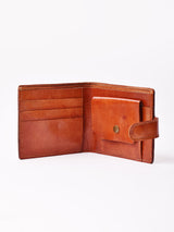 【3色展開】ゴートレザー ベルト 二つ折り財布