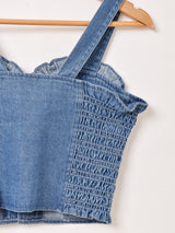 【2色展開】Emerald Motel デニム レースアップ ビスチェ