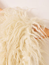 フェイクファー ベスト