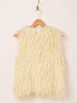 フェイクファー ベスト