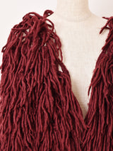 フリンジ ニット カーディガン