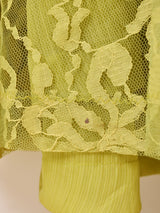 Cape Design Lace Dress