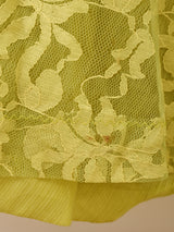 Cape Design Lace Dress