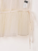 【3色展開】Meridian チュール ペプラム ビスチェ