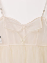 【3色展開】Meridian チュール ペプラム ビスチェ