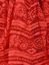 50's Bare Top Lace Dress