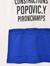 トリコロールカラー サイクルジャージ